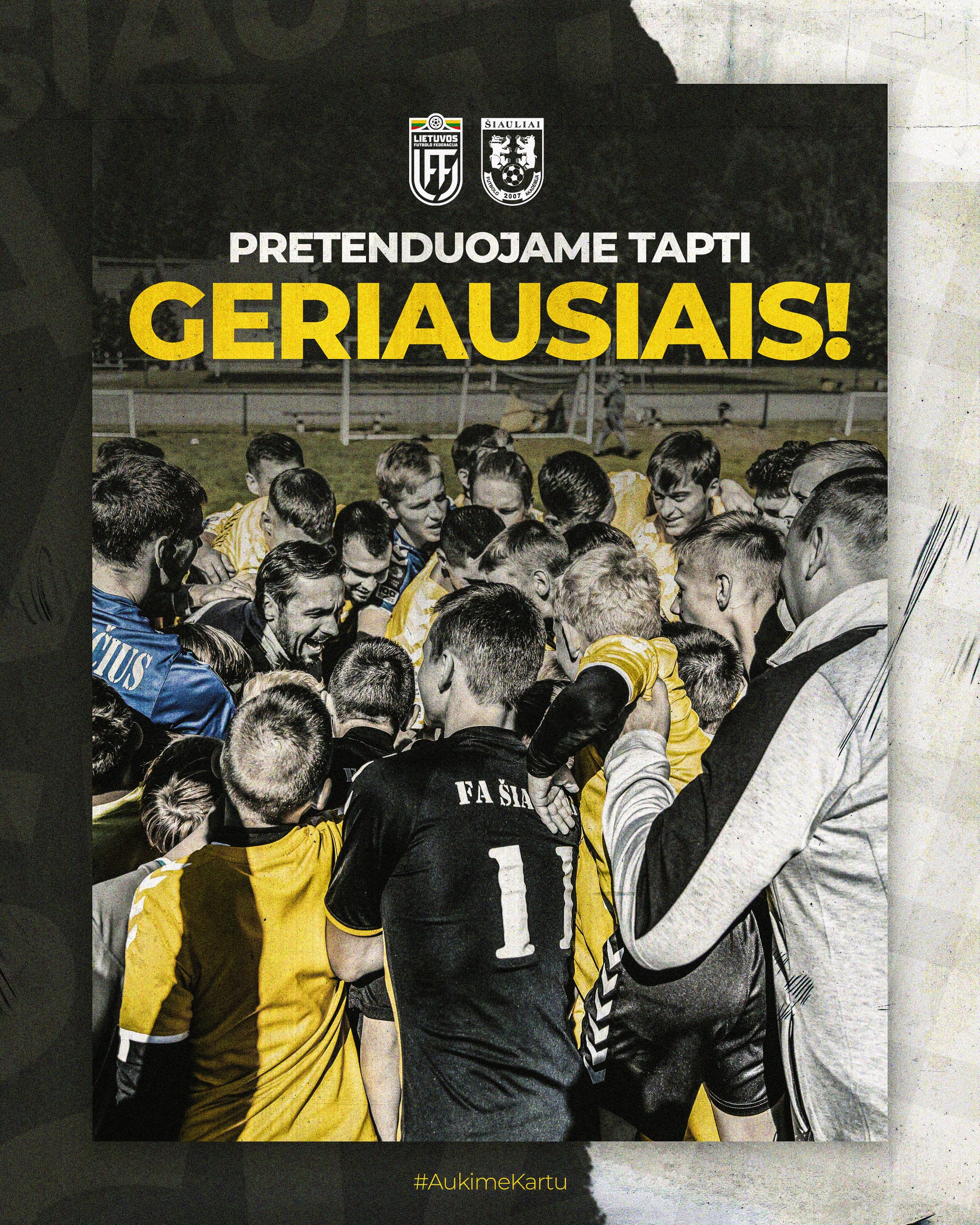 Read more about the article FA „Šiauliai“ pretenduoja tapti geriausia 2022 metų organizacija